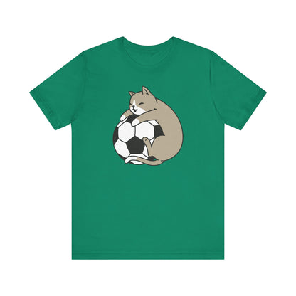 T-shirt de football Cat Hug