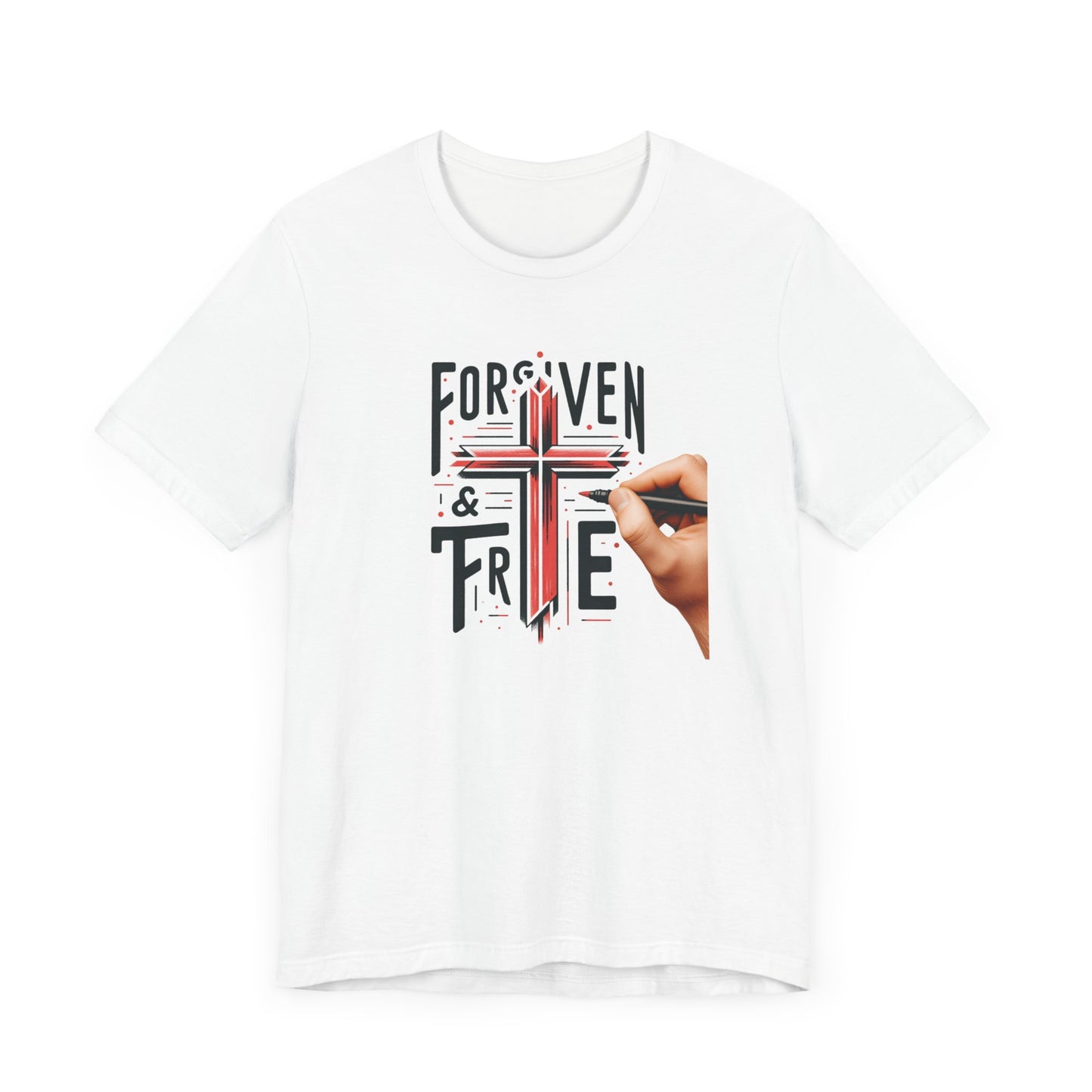 Forgiven & True Inspirational Unisex Jersey Tee