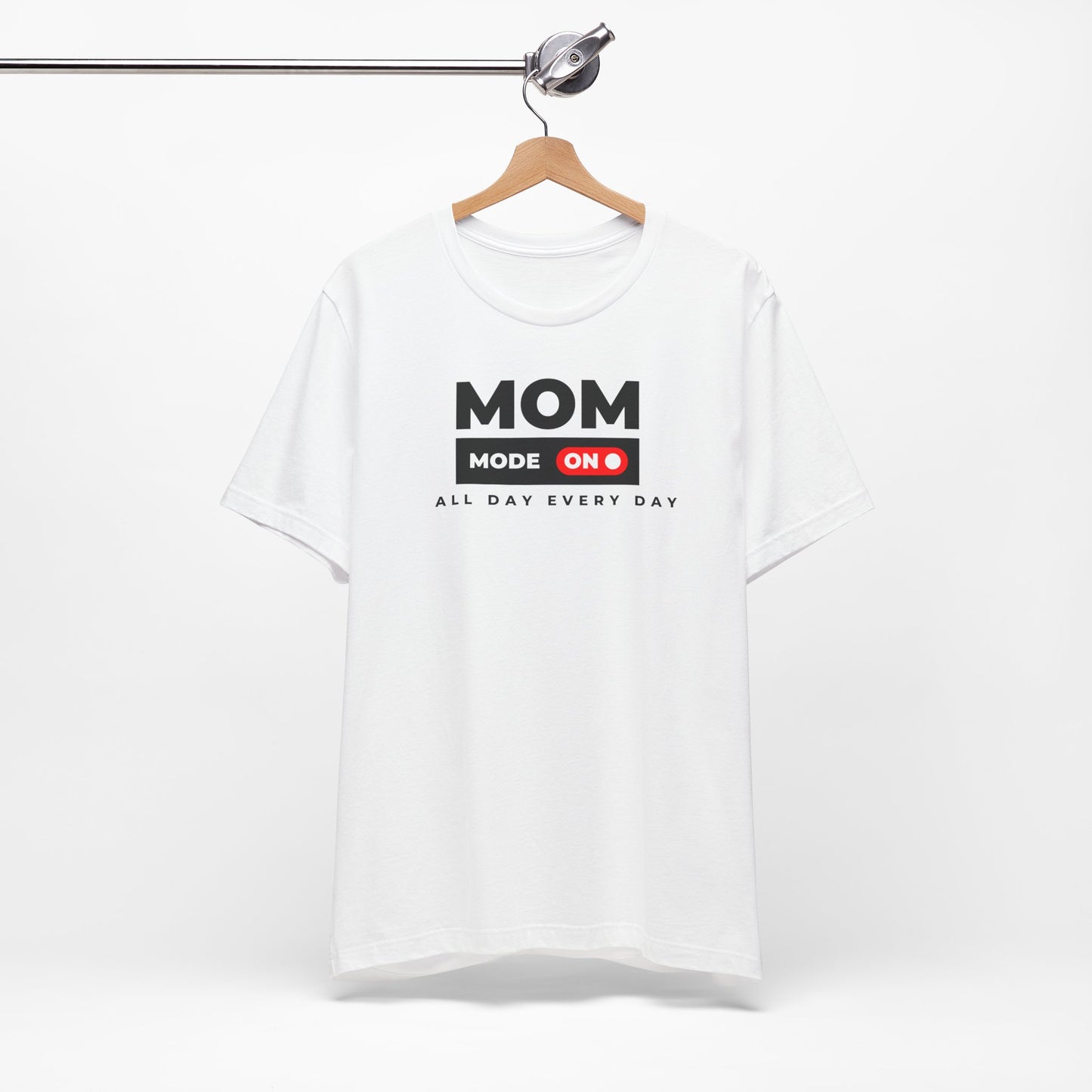 Mom Mode On Jersey Tee - Everyday Comfort for Moms