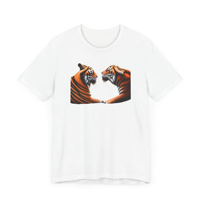 Two tigers Unisex Jersey Short Sleeve Tee