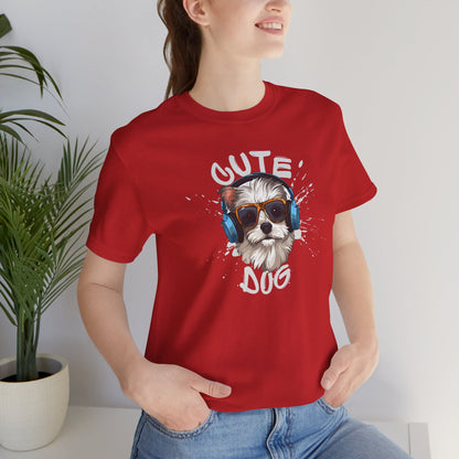 Cute Dog Graphic Tee - Perfect for Pet Lovers