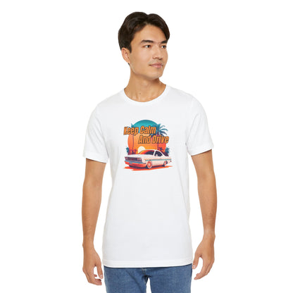 Retro Car Vibe Unisex Tee - 'Keep Calm And Drive'