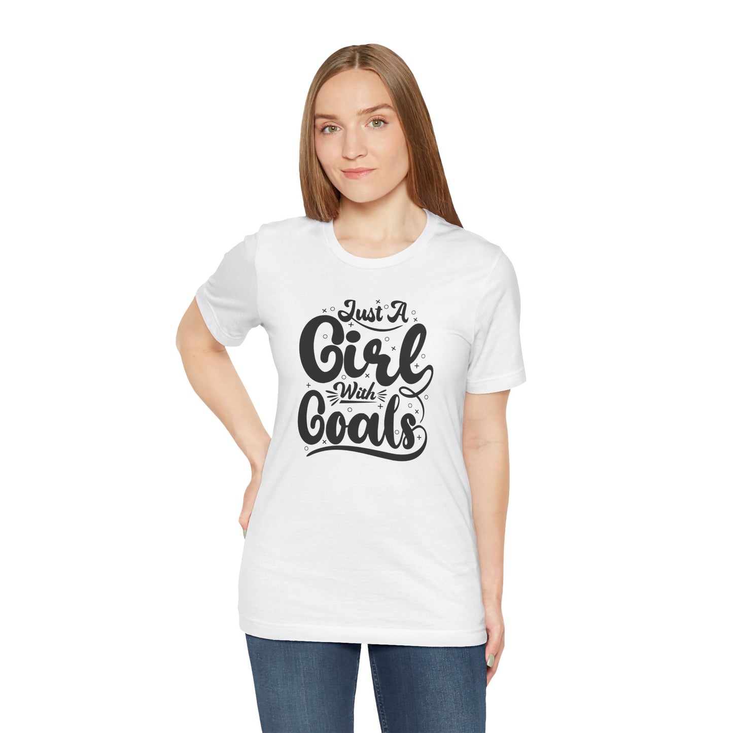 Just a Girl with Goals Tee