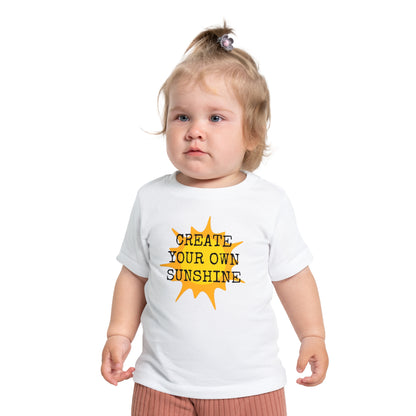 Create Your Own Sunshine Baby T-Shirt - Cute Short Sleeve Tee for Infants