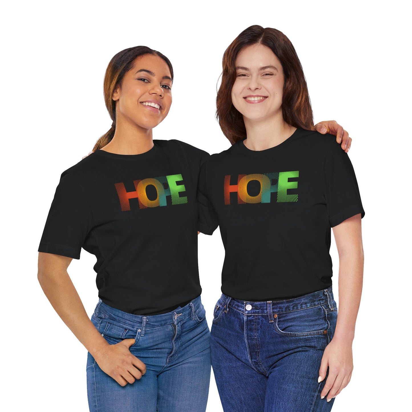 Hope Vibes Unisex Jersey Short Sleeve Tee - Positive Message T-Shirt for Everyday Inspiration