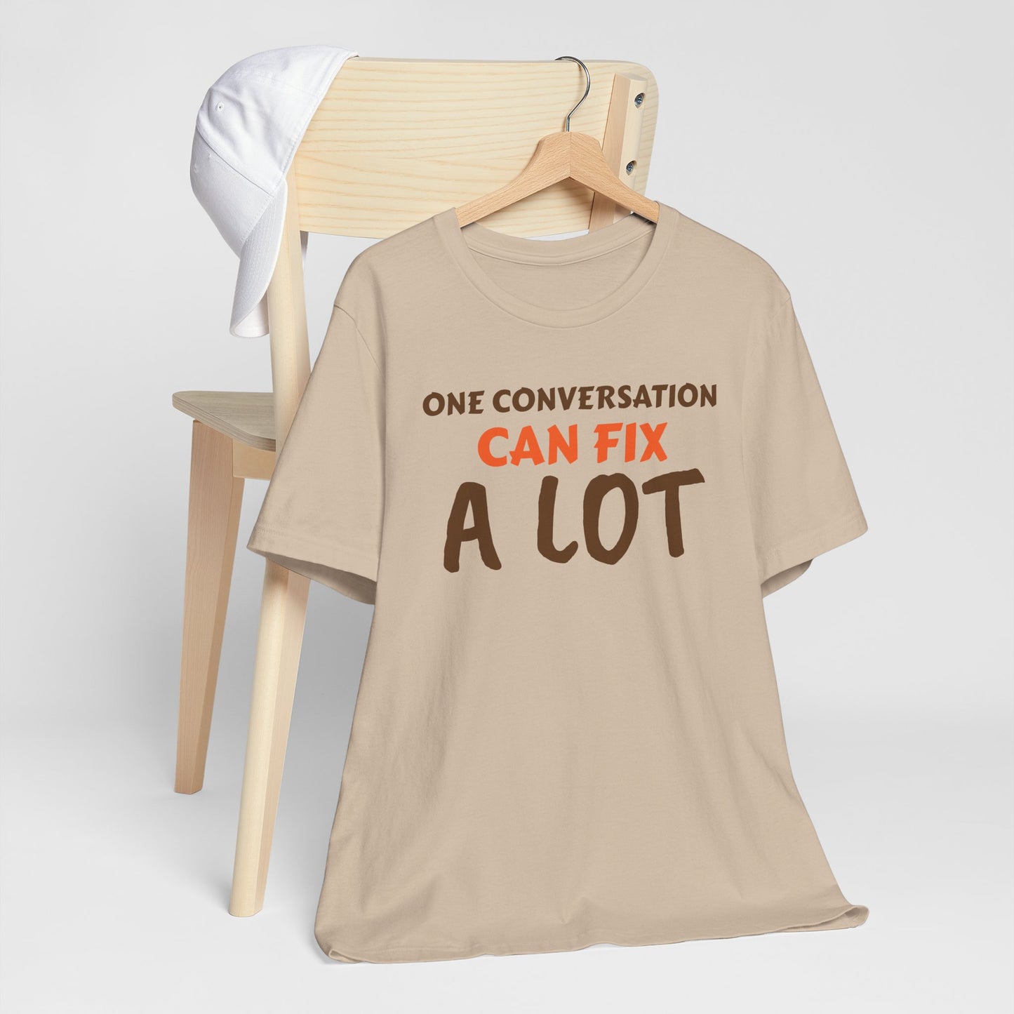 Inspirational Conversation T-Shirt for Mental Health Awareness