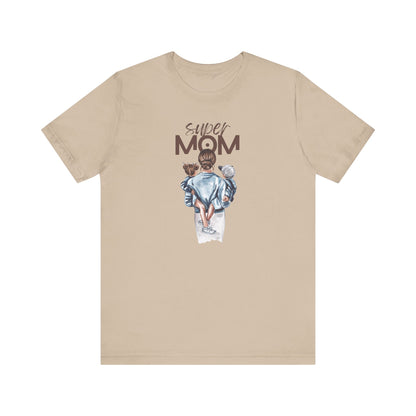 Super Mom Jersey Tee - Perfect Gift for Mother's Day