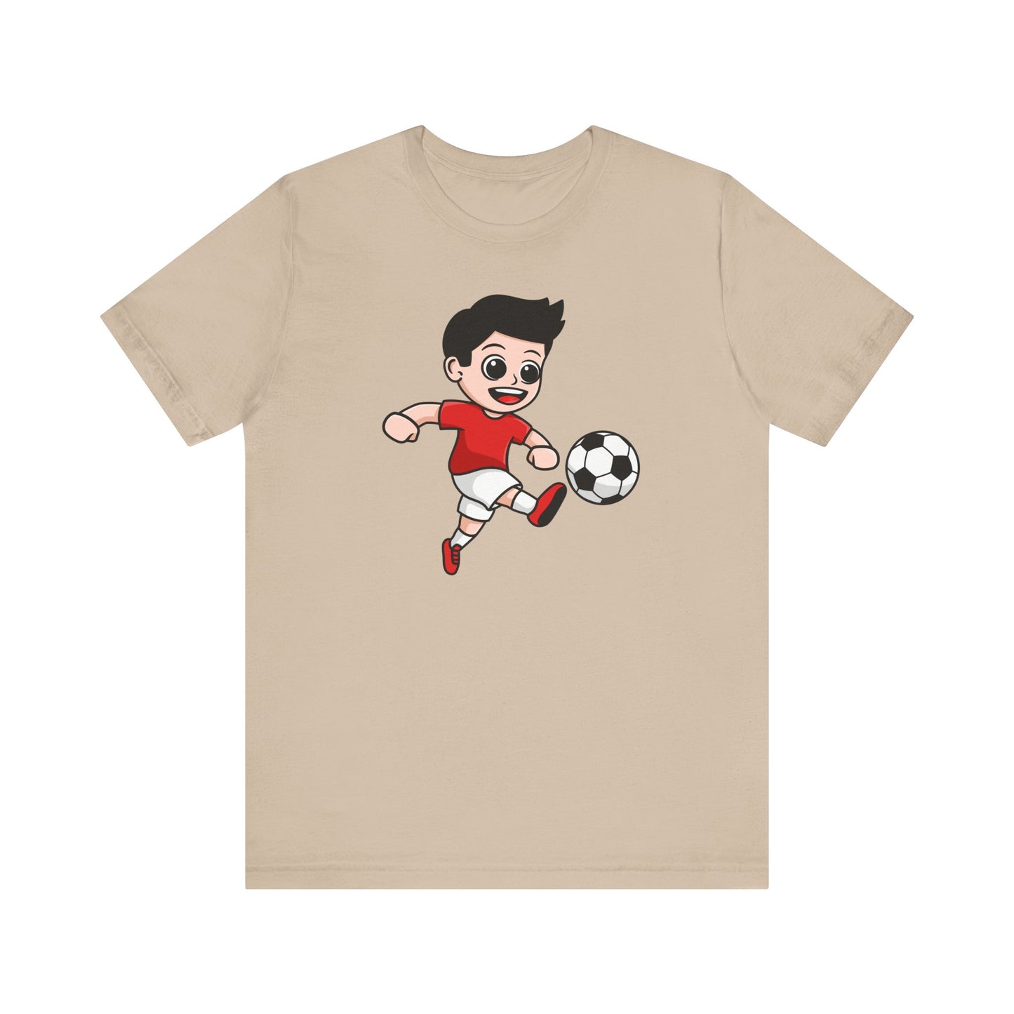 T-shirt unisexe pour garçon de football