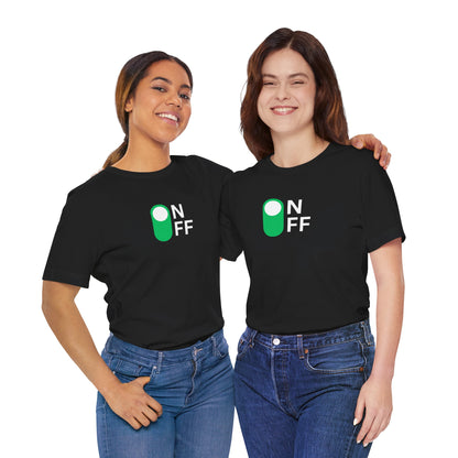 ON/OFF Graphic Unisex Jersey Short Sleeve Tee - Fun & Casual Wear