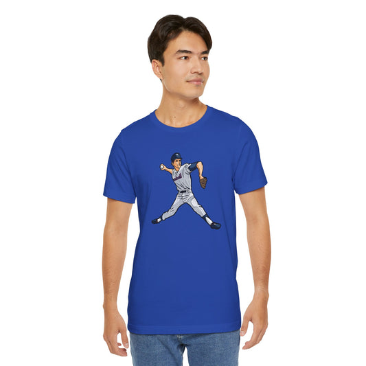 Unisex Jersey Short Sleeve Tee BASEBALL PITCHER