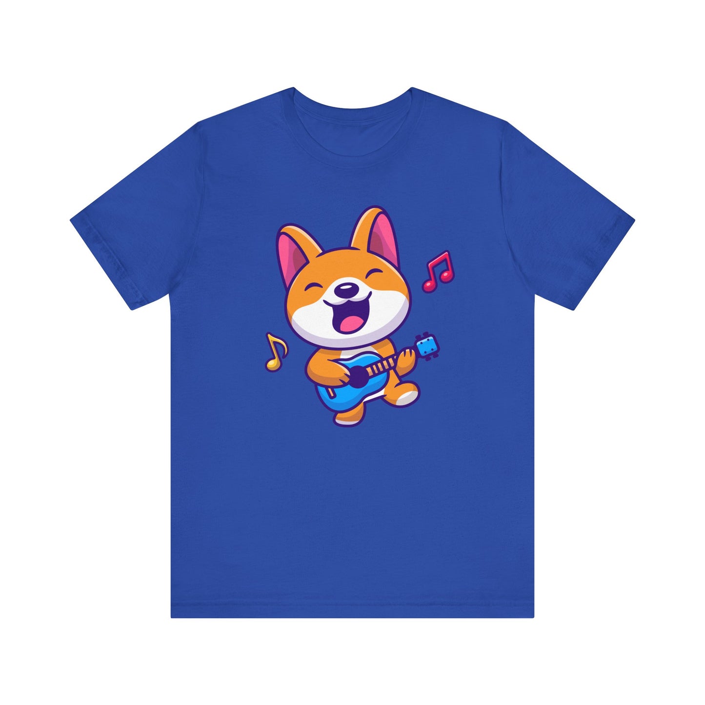 Music Dog Guitar Unisex Tee - Express Delivery Available