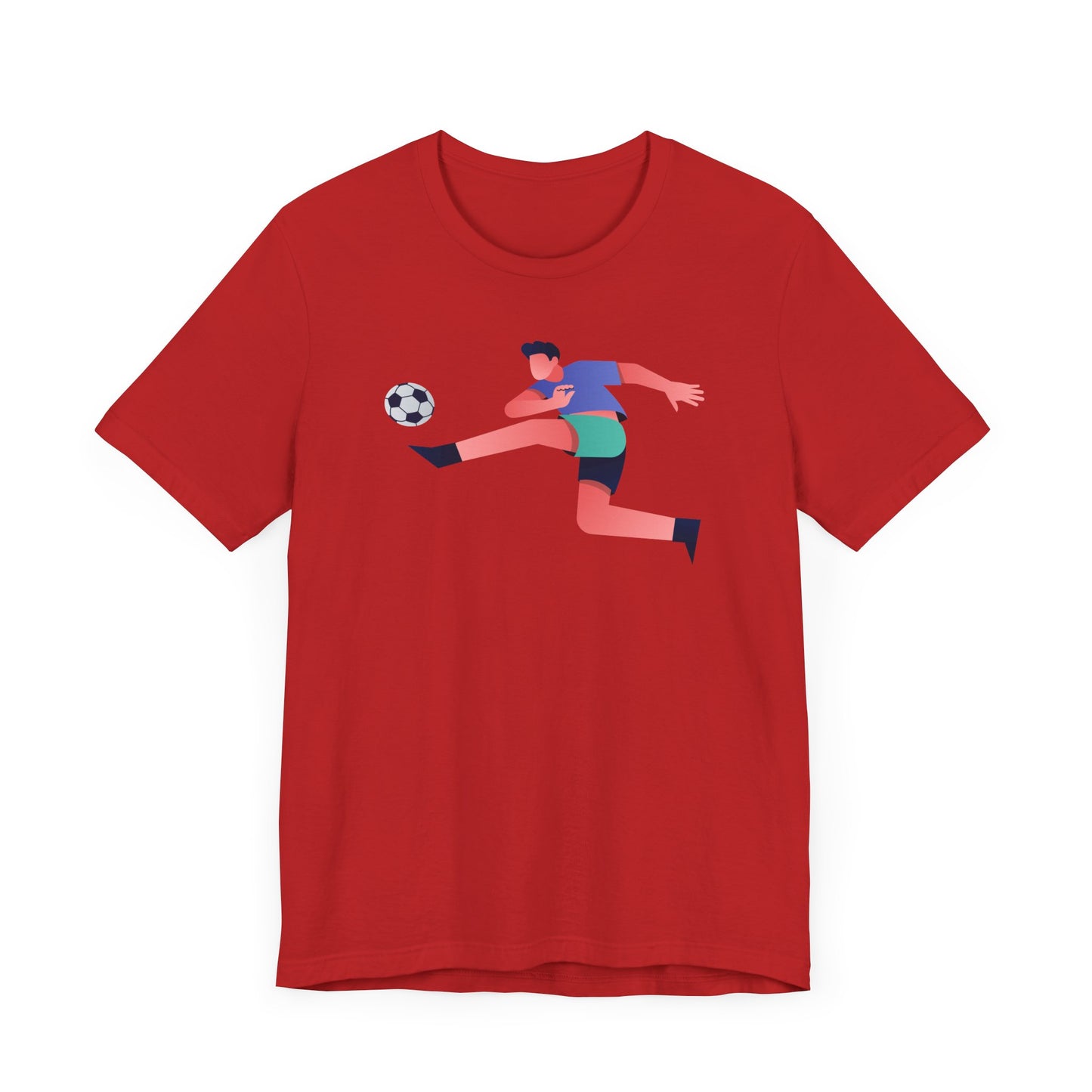 Camiseta de delantero de fútbol