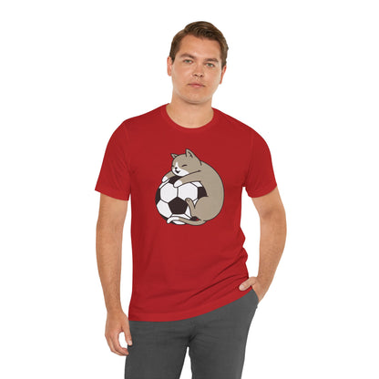 T-shirt de football Cat Hug