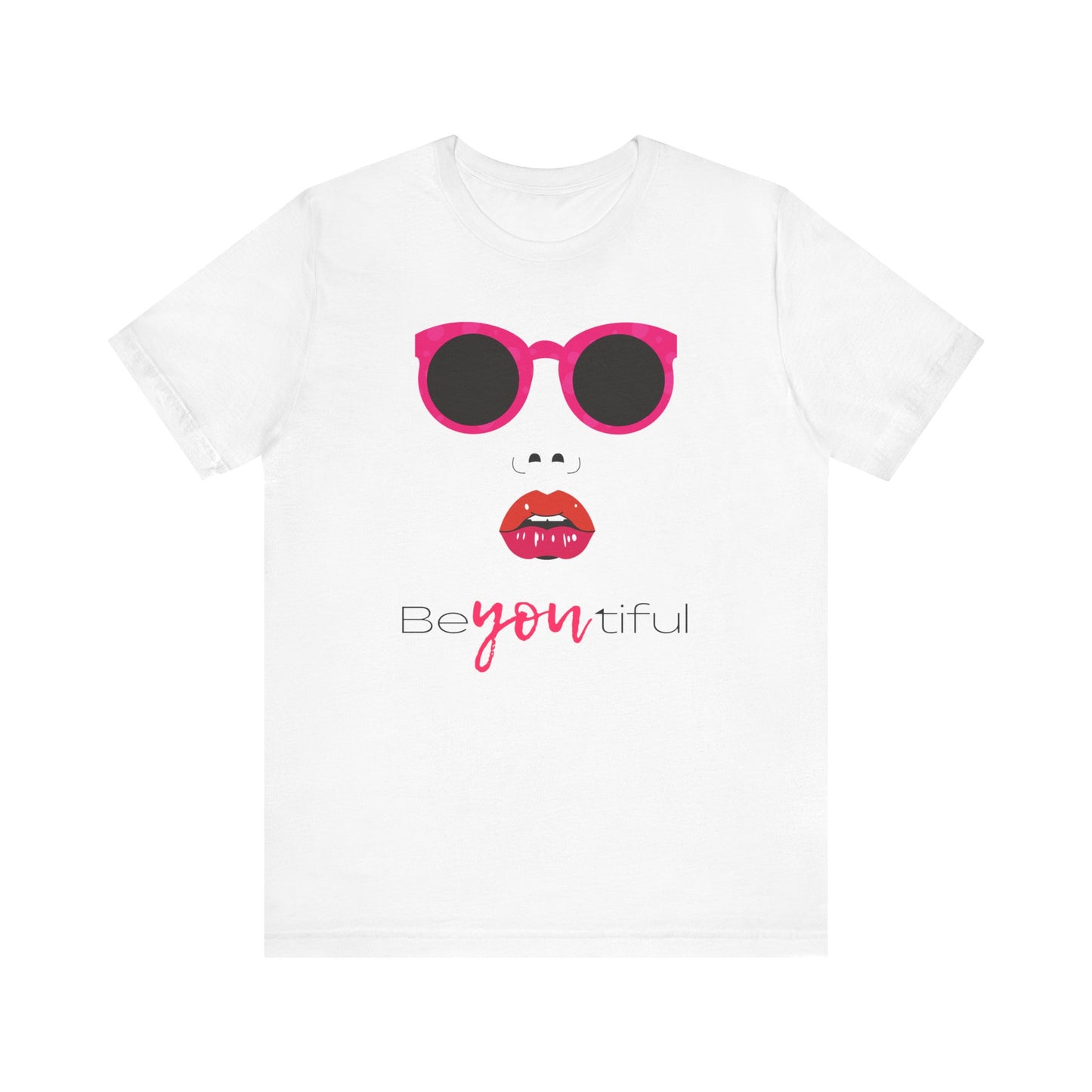 BeYOUtiful Unisex Jersey Tee - Empowering Graphic T-Shirt for Self-Expression