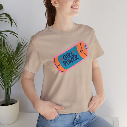 Camiseta unisex con el mensaje "Girl Power"