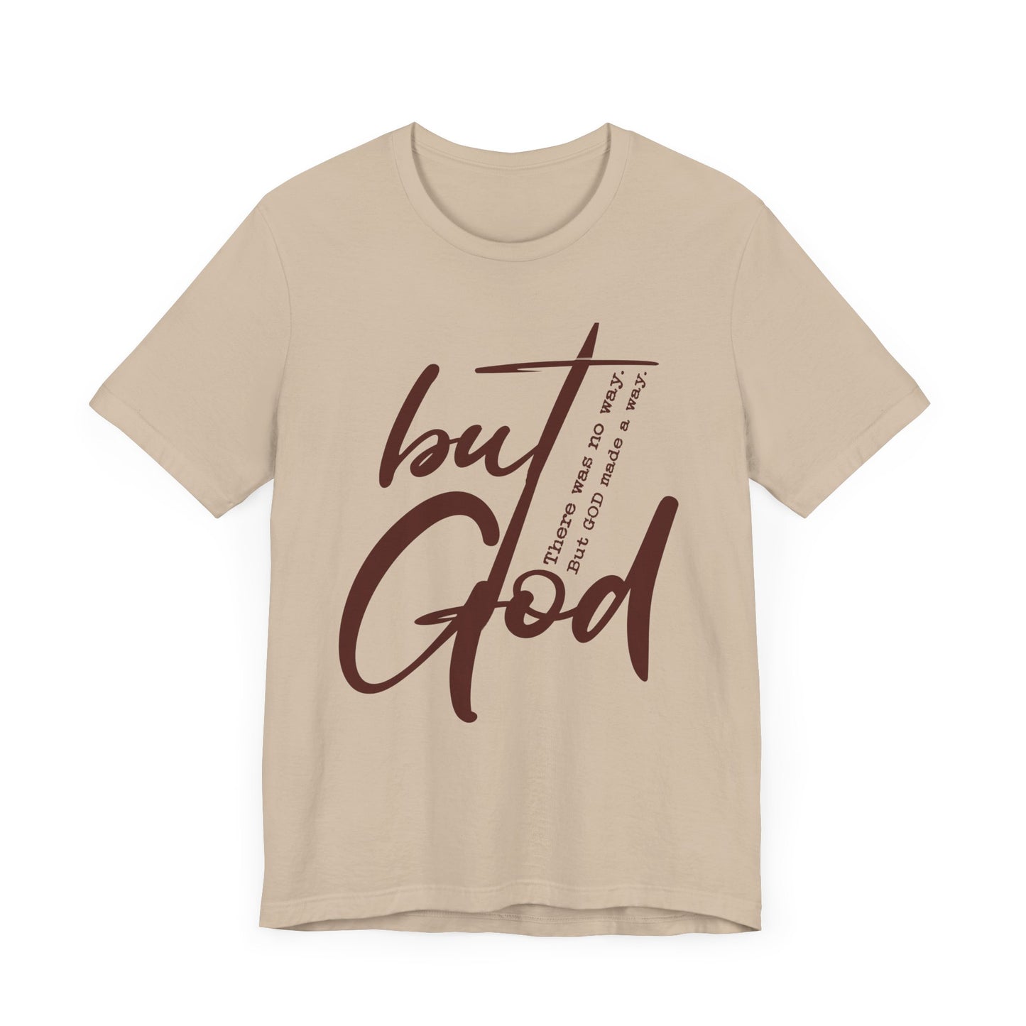 T-shirt unisexe chrétien But God - T-shirt inspirant