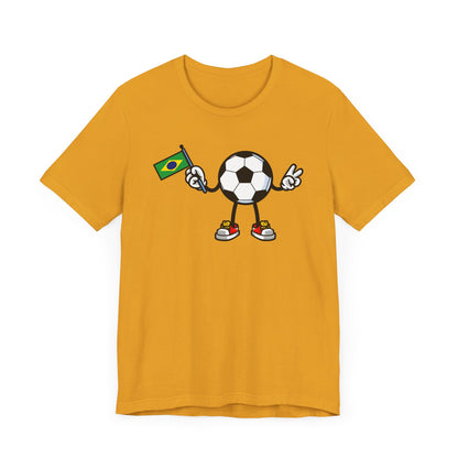 T-shirt unisexe de football brésilien