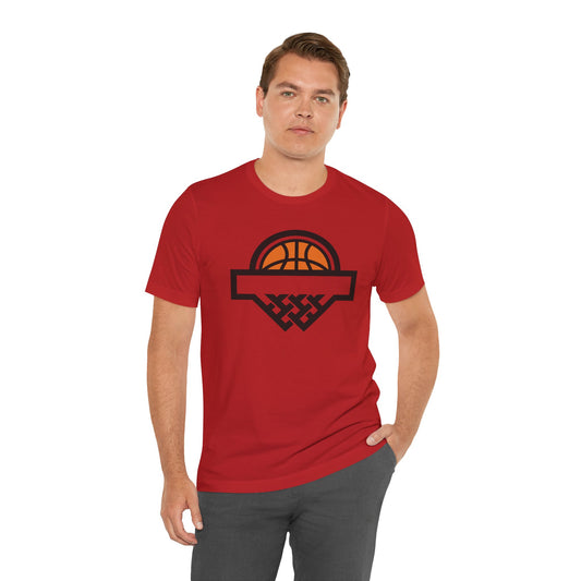 Camiseta de manga corta unisex de baloncesto 