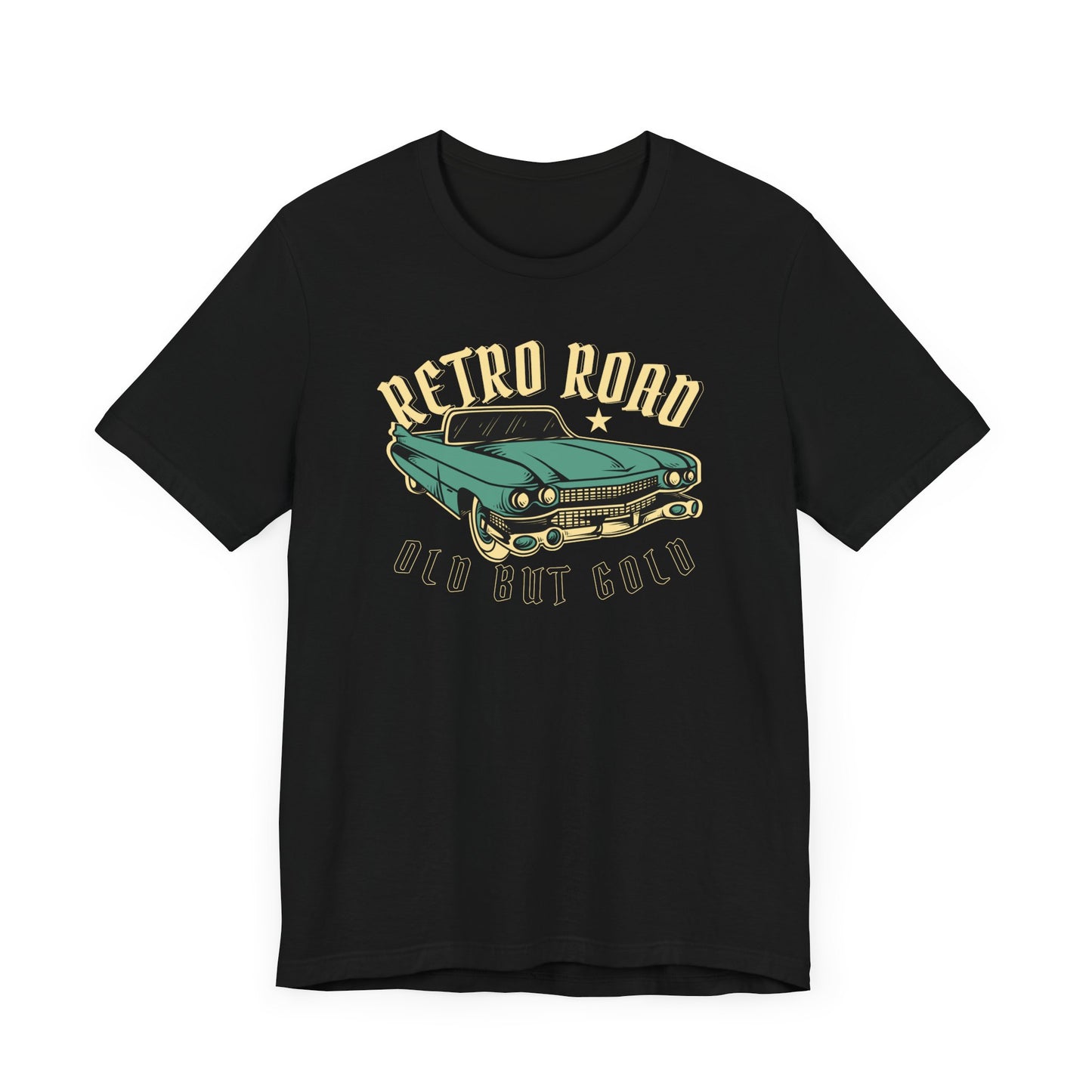 Retro Road Unisex Tee - Old But Gold Vintage Car Graphic Shirt