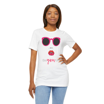 BeYOUtiful Unisex Jersey Tee - Empowering Graphic T-Shirt for Self-Expression