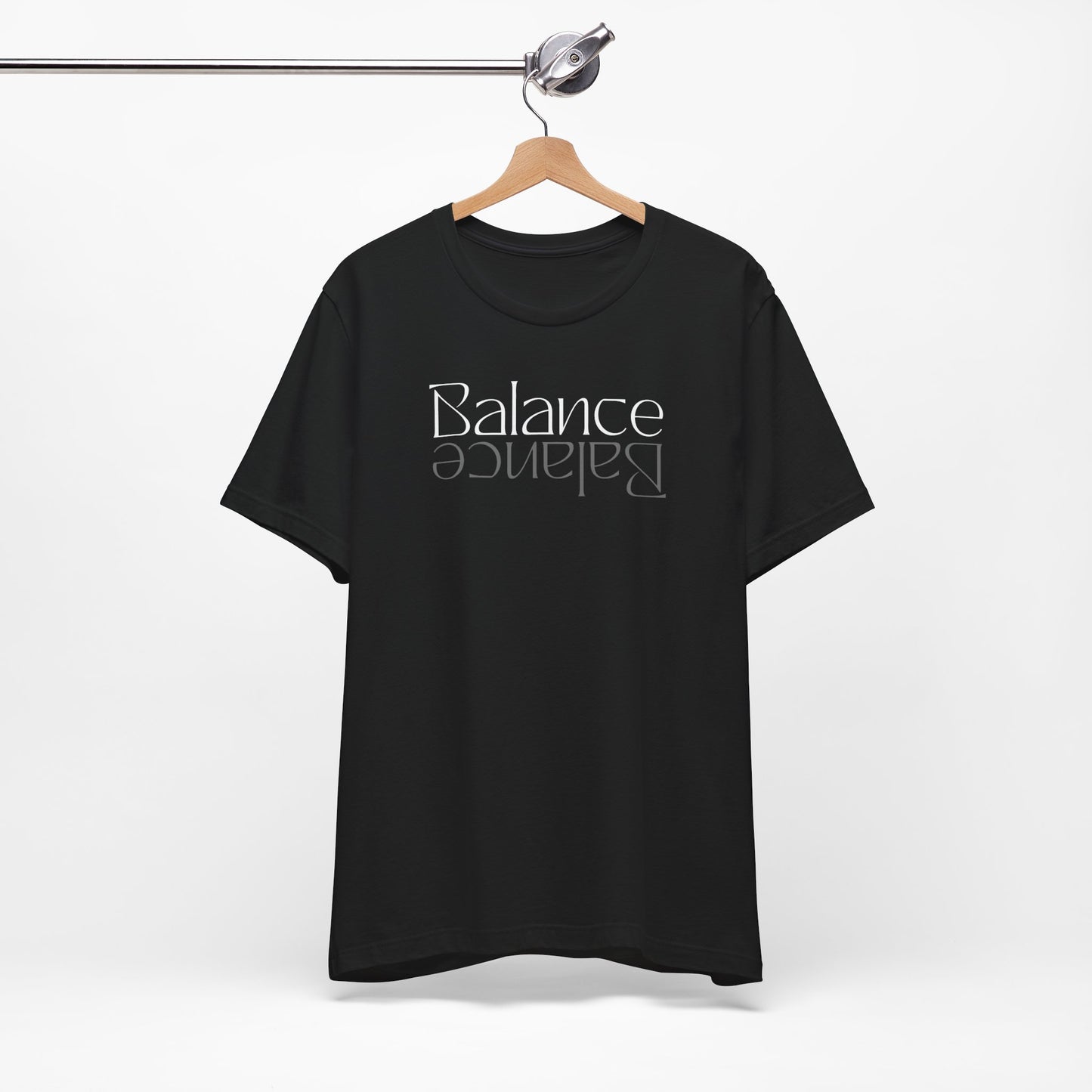 Balanced Vibes Unisex Jersey Tee - Minimalist Design for Mindfulness