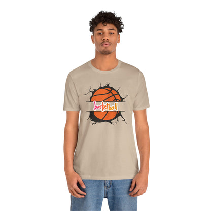 Camiseta de manga corta unisex de baloncesto