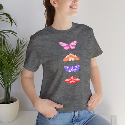 Bohemian Butterfly Graphic Tee - Unisex Jersey Short Sleeve T-Shirt