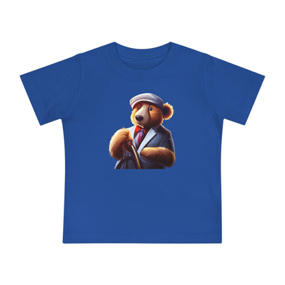 Adorable Baby Bear Short Sleeve T-Shirt - Cute Animal Tee for Young Kids