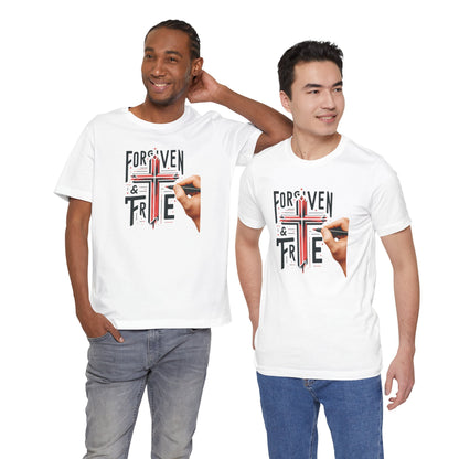 Forgiven & True Inspirational Unisex Jersey Tee