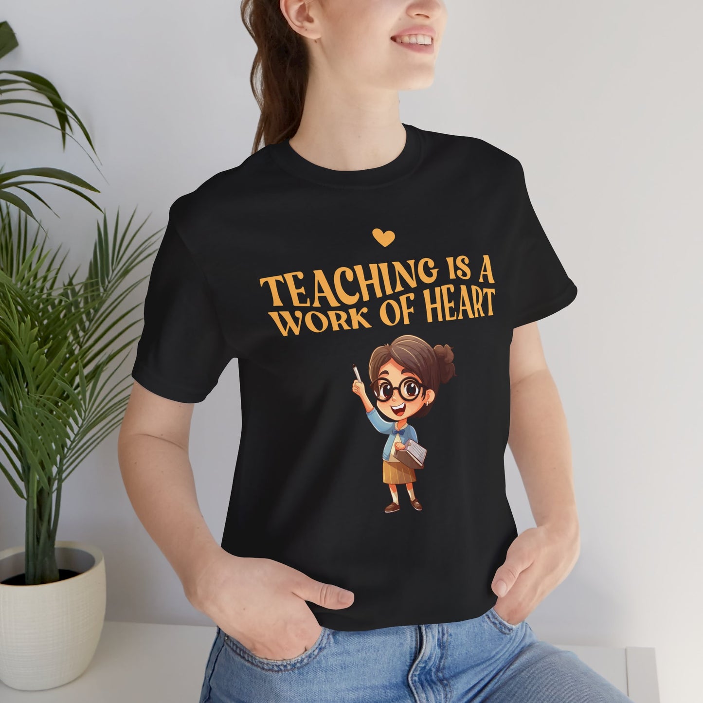 Express Delivery Unisex Jersey Short Sleeve Tee - TEACHING IS A WORK OF HEART