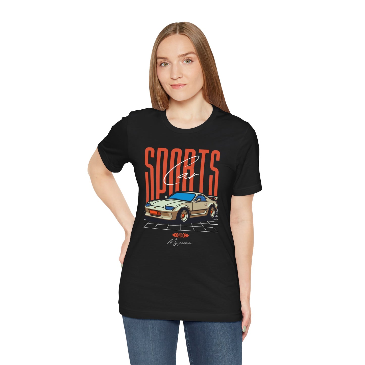 Sports Car Unisex Jersey Tee - Perfect for Car Enthusiasts