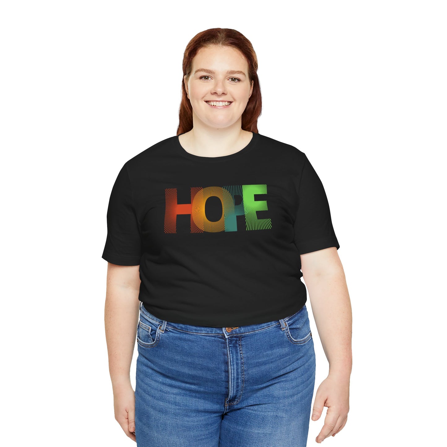 Hope Vibes Unisex Jersey Short Sleeve Tee - Positive Message T-Shirt for Everyday Inspiration