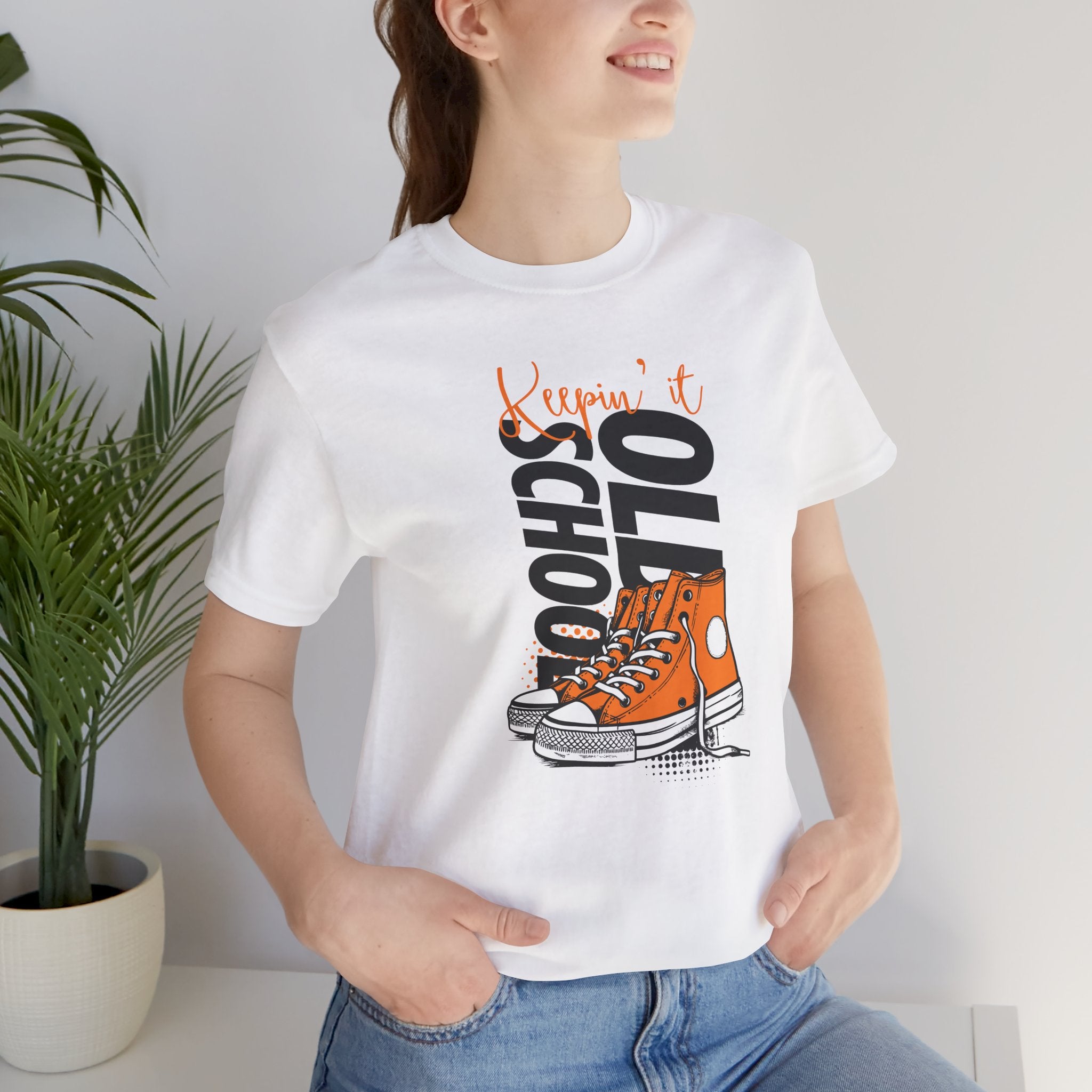 Retro Sneakers Graphic Tee - 'Keepin' it OLLCHO'