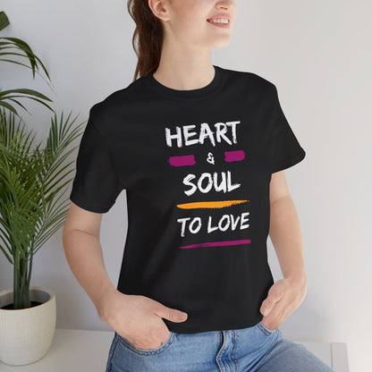 Express Delivery Unisex Tee - Heart & Soul to Love