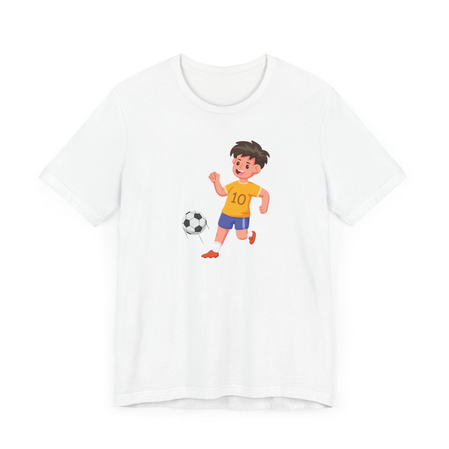 T-shirt à manches courtes unisexe en jersey avec livraison express - Football Soccer