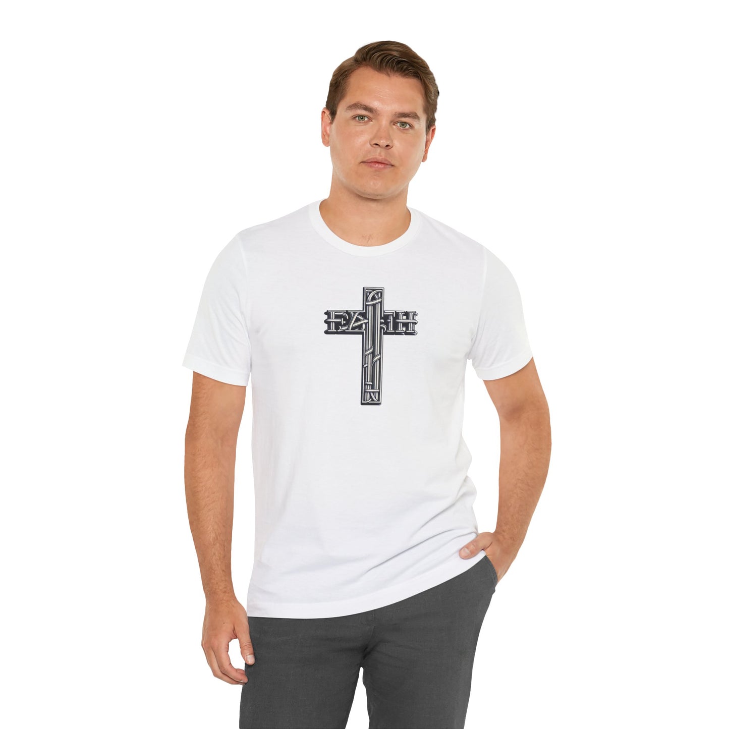 T-shirt avec croix de foi