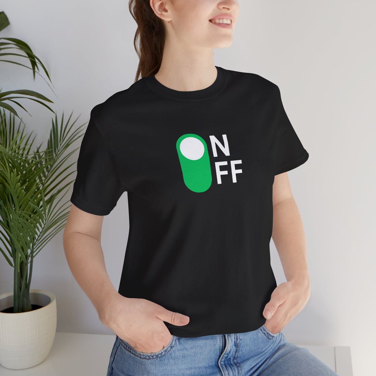 ON/OFF Graphic Unisex Jersey Short Sleeve Tee - Fun & Casual Wear