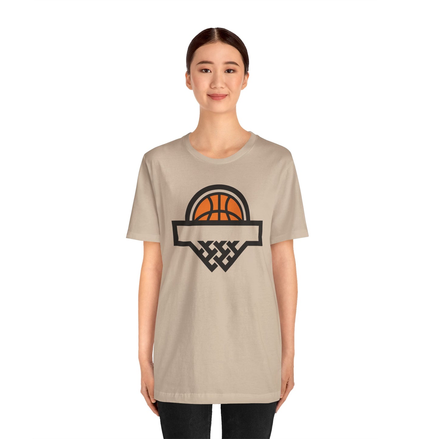 Camiseta de manga corta unisex de baloncesto 