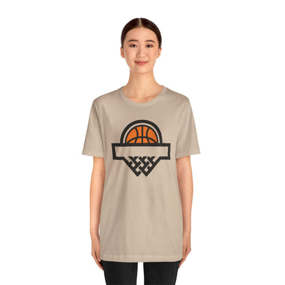 Camiseta de manga corta unisex de baloncesto 