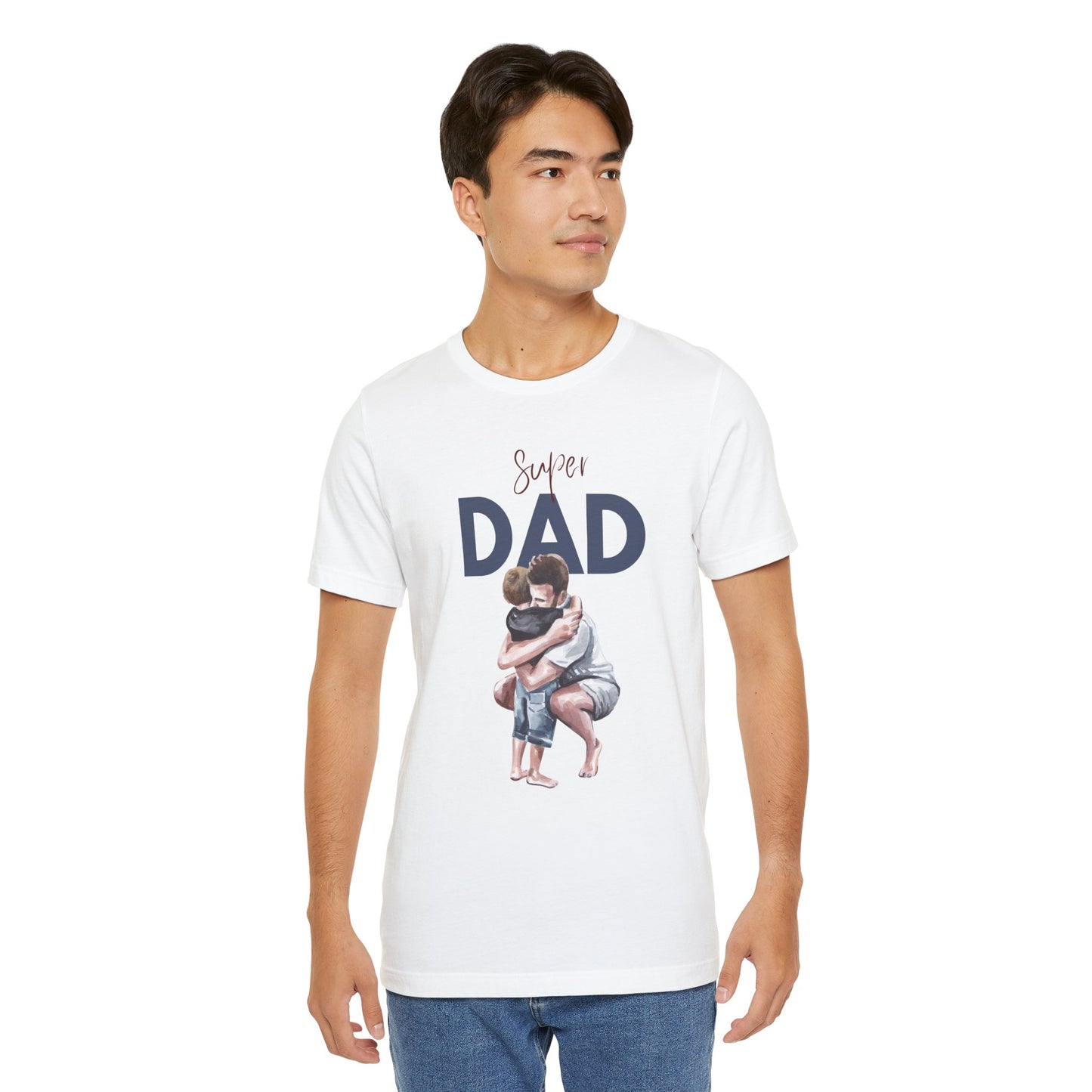 Super Dad Jersey T-Shirt - Perfect Gift for Father's Day