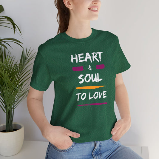 Express Delivery Unisex Tee - Heart & Soul to Love