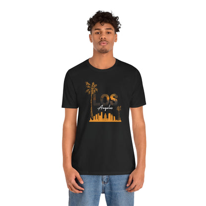 Los Angeles Sunset Unisex Tee - Casual Graphic Shirt for City Lovers