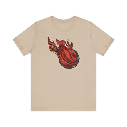 Camiseta de manga corta unisex de baloncesto 