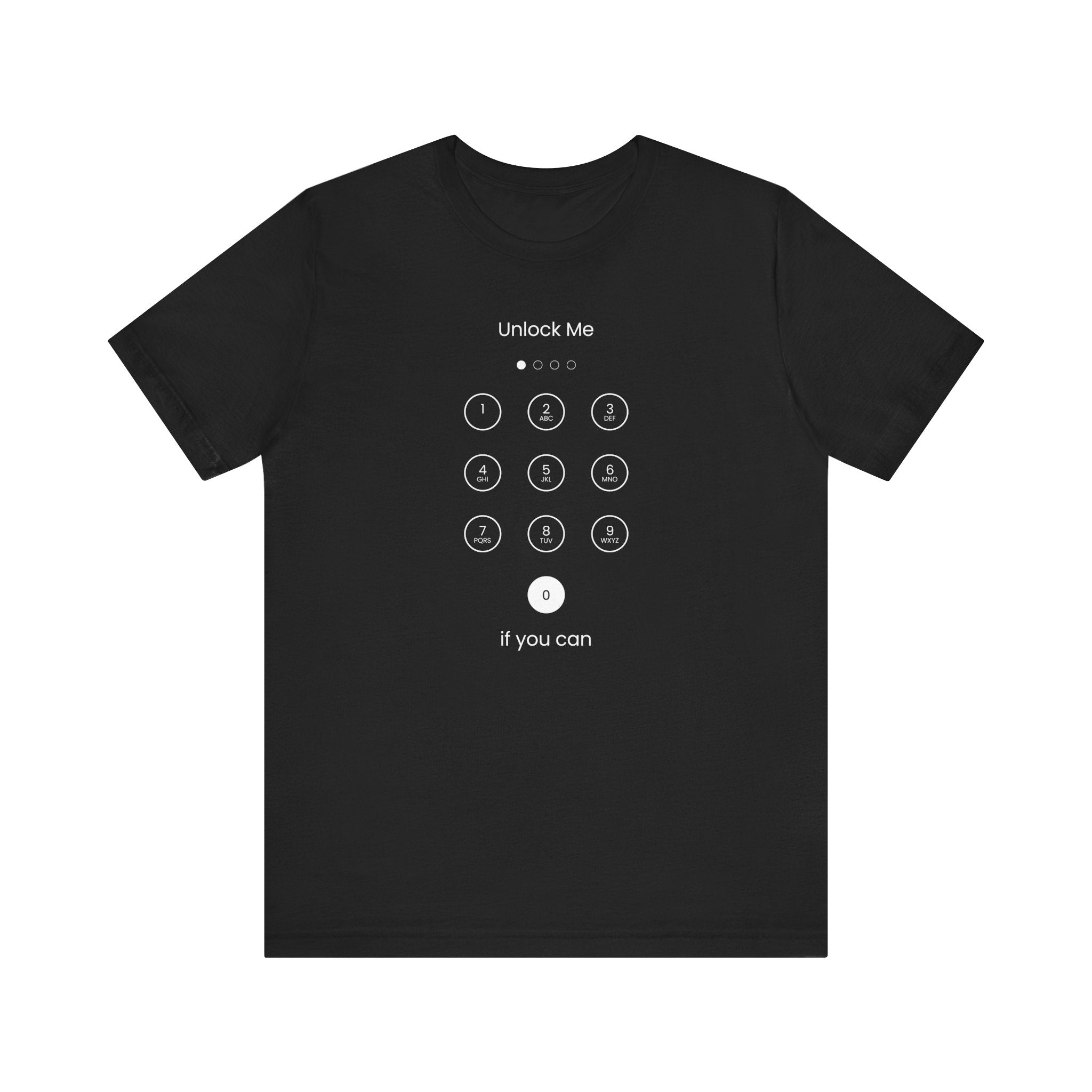 Unlock Me Unisex Jersey Short Sleeve Tee - Fun and Playful Graphic Tee for Tech Lovers