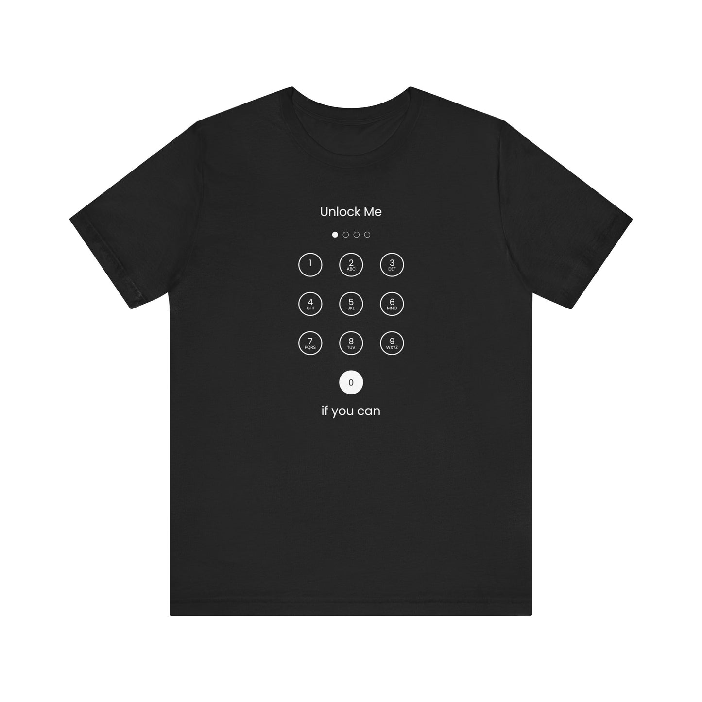 Unlock Me Unisex Jersey Short Sleeve Tee - Fun and Playful Graphic Tee for Tech Lovers