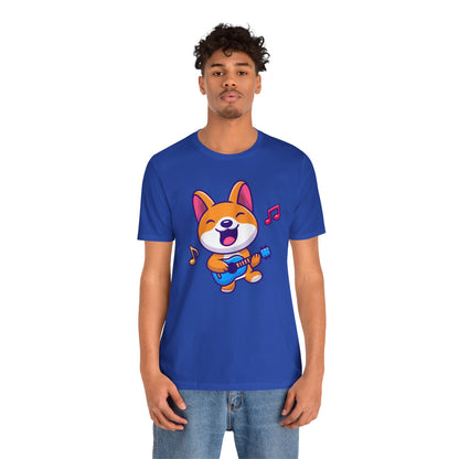 Music Dog Guitar Unisex Tee - Express Delivery Available