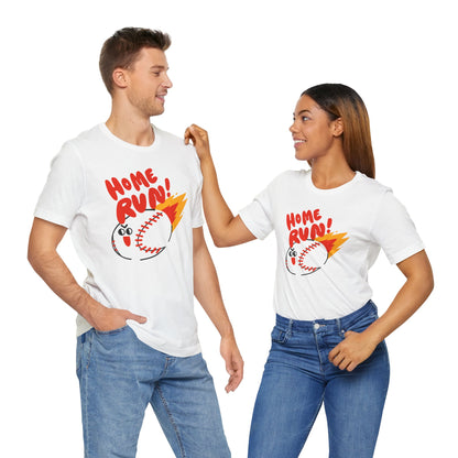 Baseball Unisex Tee - HOME RUN Design