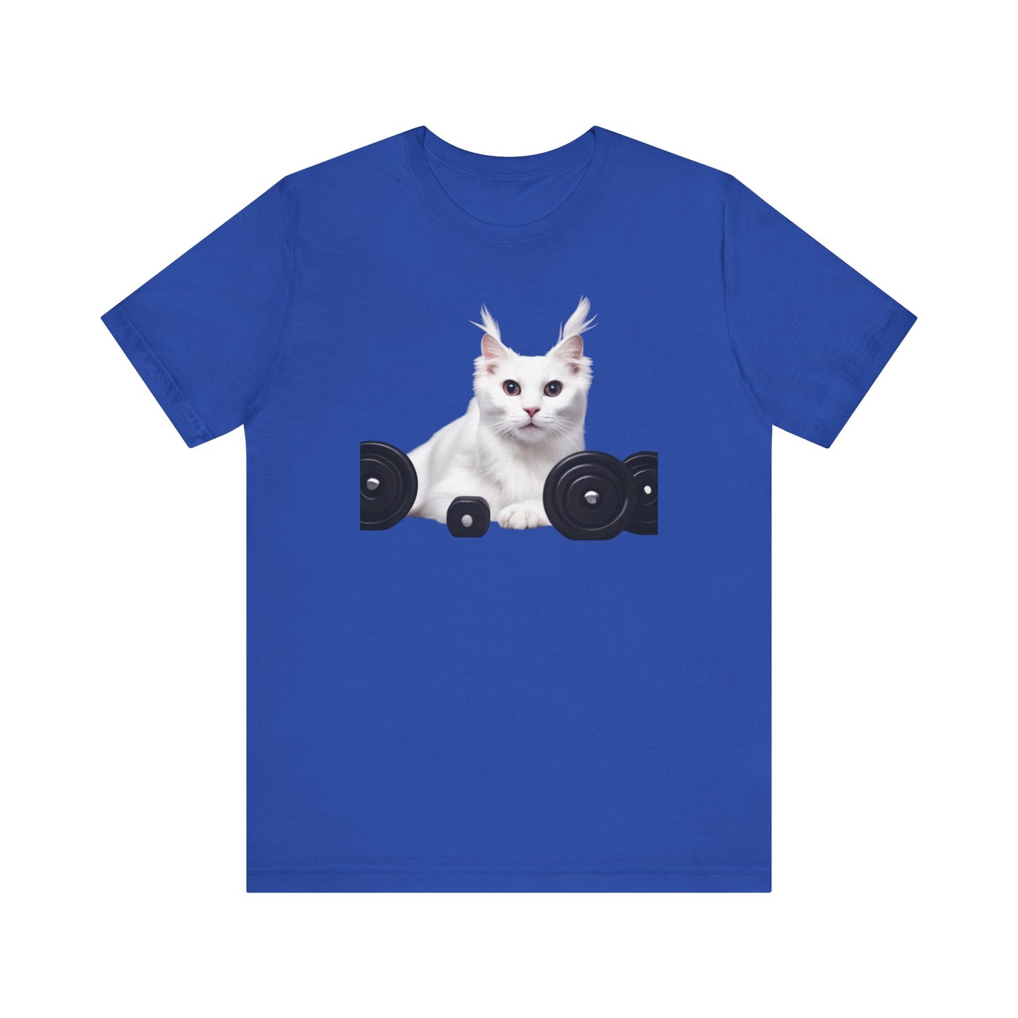 Fitness Cat Unisex Tee - Perfect for Cat Lovers & Gym Enthusiasts