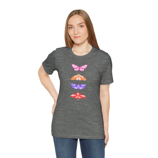 Bohemian Butterfly Graphic Tee - Unisex Jersey Short Sleeve T-Shirt