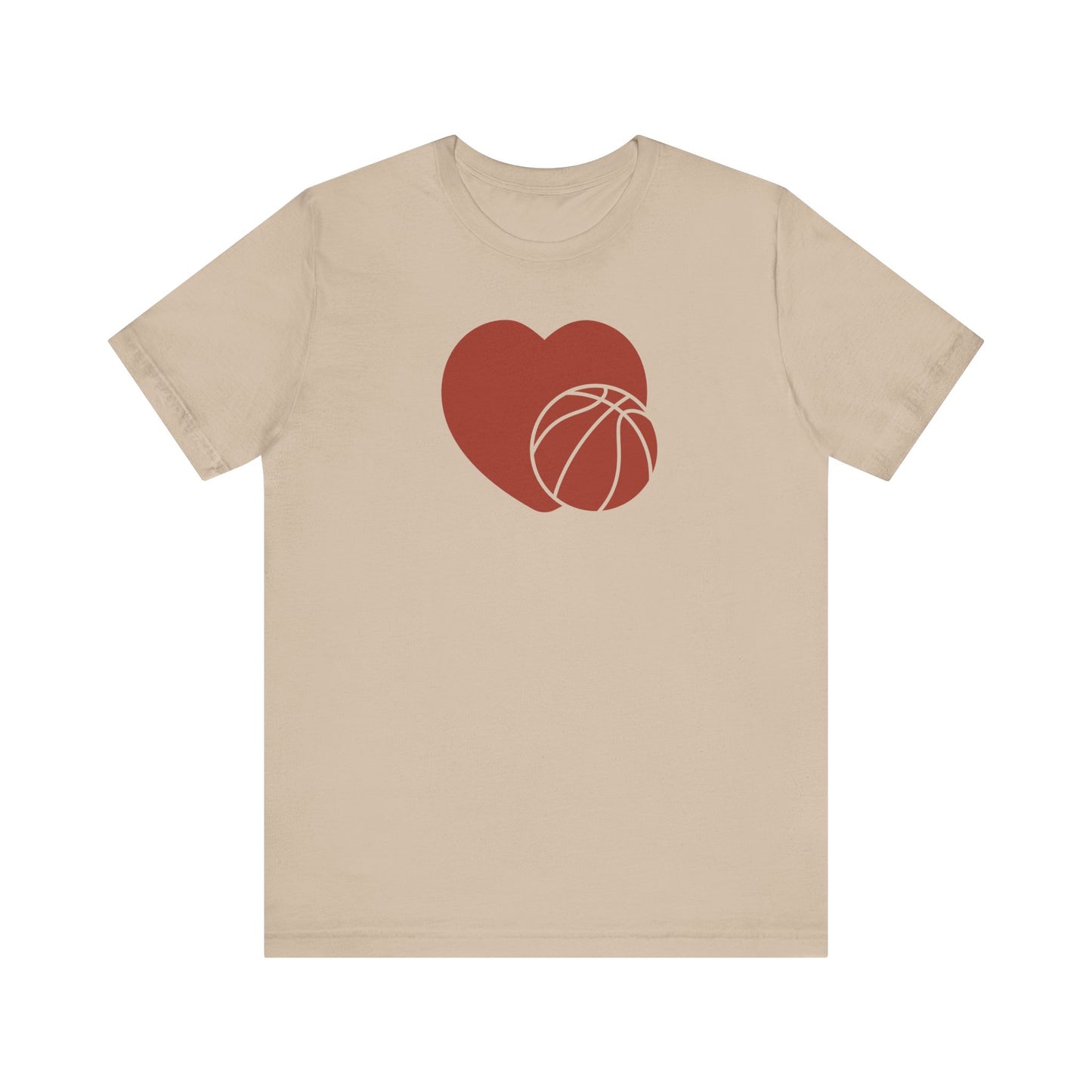 Unisex Jersey Short Sleeve Tee love basketball